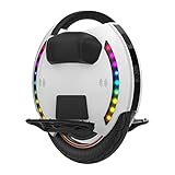 Kingsong Elektro-Laufrad KS-14D, Erwachsene,Weiß, 800W Motor, Reichweite bis zu 40km, 20km/h begrenzt, 14' Luftreifen, Lautsprecher und Bluetooth