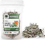 Natural Welt Salbeitee 100g I getrocknet und geschnitten Salbeiblätter | 100% natürlich lose Salbei im Beutel I Kräutertee I ohne Zusatzstoffe