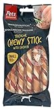 Pets Unlimited Tricolor Kausticks mit Huhn klein, 10 Stück (1er Pack)