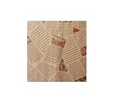 backpapier Ölfestes Papier for Verpacken von Burgerbrot, frittiertem Essen, Sandwichverpackung, Fritteuse, Luftbackpapier, Tellerzubehör(Brown 15cm,300pcs)