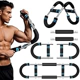 Brusttrainer Männer,Twister Armtrainer (40BL-110BL/18KG-50KG) 6 Stufen Einstellen Verstellbarer Brust Trainingsgerät Unterarmtrainer,Tragbares Abnehmbares Muskel Fit Gerät,Fitnessgeräte für Zuhaus