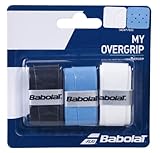 Babolat My Overgrip 3er Schwarz, Blau, Weiß, Einheitsgröße