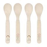 LÄSSIG Kinder Löffel Set (4 Stk.) Kinderbesteck BPA-frei, für Spülmaschine und Mikrowelle/Spoon Set Garden Explorer