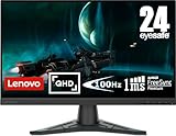 Lenovo G24qe-20 | 23,8' QHD Gaming Monitor | 2560x1440 | 100Hz | 300 nits | 1ms Reaktionszeit | HDMI | DisplayPort | AMD Radeon FreeSync | schwarz