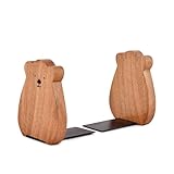 Indus Lifespace Dekorative Buchstützen zum Halten von Büchern, groß, robuste Buchstützen für Regale, dekorative Buchstütze für schwere Bücher (10,16 cm x 10,16 cm x 12,7 cm) (2 Stück)