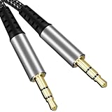 iacgnefeix Aux Kabel, Audio Kabel 3,5mm Klinke auf Klinke Stereo klinkenkabel 3,5 [1,2M] Nylon Geflochtenes Klinkenkabel für Autoradio, Kopfhörer, Stereoanlage, PC, Handy, Tablet