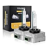 XELORD D3S Xenon Brenner Scheinwerferlampe 6000K Diamond Weißlicht 35W HID Fahrzeugscheinwerferbirne12V (2 Lampen)