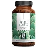 Rutin Steinklee Komplex 120 Kapseln - 500mg Rutin hochdosiert & 394mg Steinklee - Pflanzliche Alternative zu Venenkapseln Venentabletten - Vegan - Venenschatz von NATURTREU
