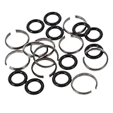 WOONEKY 15 Sätze Steckschlüsselclip mit O Ring für Elektrische Schraubenschlüssel Präzise und Vielseitige Werkzeugteile Langlebig und Zuverlässig