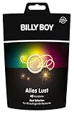 Billy Boy Kondome: 40-Stück 'Alles Lust' Sortiment (bunt, perlgenoppt, aromatisiert, länger lieben, Extra dünn, Gefühlsintesiv, Extra feucht)