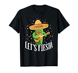 Let's Fiesta Cactus Sombrero Hut mexikanisches Party-Outfit T-Shirt