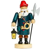 Sikora RM-A Räuchermännchen aus Holz 3 Größen Verschiedene Motive, Farbe/Modell:A02 blau - Nachtwächter, Höhe in cm:Höhe ca. 15 cm