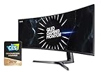 Samsung C49RG94SSU 124,20 cm (49 Zoll) Curved Gaming Monitor (5120 x 1440 Pixel, Dual WQHD 32:9 Format, 120Hz, 4ms) schwarz