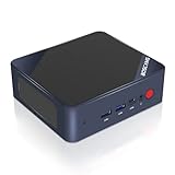 BOSGAME Mini PC AMD Ryzen 7 6800H (bis zu 4.7Ghz), Mini Gaming PC 16GB DDR5 RAM 512GB PCle SSD, Mini Computer Triple Screen Display WiFi6/BT5.2 /4XUSB3.2