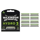 WILKINSON SWORD - Hydro 3 Rasierklingen für Männer | Feuchtigkeitsspendendes Gel | Packung mit 8 Rasierklingen