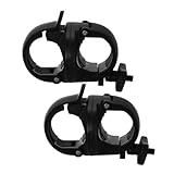 GANAZONO 2 Stück Fahrrad Taschenlampe Halterung Schnelle Montage für Mountainbike und Rennrad Halterung für Fahrradlichter und Langlebig Einfache Installation