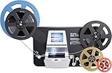 Super 8 Film Scanner, Converts Film in Digitales Video(3', 5', 7' und 9' Super 8/8 mm) MovieMaker, Super 8 Digitalisieren, mit 32 GB Speicherkarte und 2,4' LCD