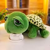 champracer Kuscheltier Schildkröte Süße Schildkröte Plüschtier Flauschiges Schildkröte Stofftier zum Kuscheln & Spielen Dekokissen für kuschelecke Kinderzimmer Schlafzimmer Deko (28cm)