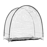 BioGreen Überwinterungszelt Arctic | schützt vor Schnee, Regen und widrigem Wetter | UV-beständig | Stecksystem | B 186 x T 84 x H 175 cm | anthrazit