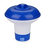 Zocipro Schwimmend Chlor Spender, Pool Tabletten Schwimmer Dosierschwimmer, Geeignet für Chlortabletten Pool, Brom Tabletten Whirlpool, Chlor Floater für Poolreiniger oder Whirlpools Spa