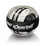 Powerball Autostart Core, gyroskopischer Handtrainer mit Metallrotor inkl. Aufziehmechanik, transparent-grau, das Original von Kernpower