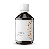 ZinZino BalanceOil+ Fischöl mit Omega-3 2478 mg, Omega-9, Vitamin D3, Tocopherol, DHA, EPA mit Olivenöl Zitronengeschmack, 300 ml