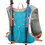 Wanderrucksack Mit Wasserspeicher,Lauf Wasserblase - Reflektierender Multifunktionsrucksack Für Camping Radfahren Und Wandern