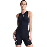 Nuokix Damen Core Trisuit Einteiliger Badeanzug, schwarz/weiß, S