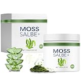 1 Stück 100G Moossalbe Plus,Moossalbe Gesicht Falten Testsieger,Feuchtigkeitscreme Gesicht,Anti Falten Creme mit Soforteffekt,Anti Aging Creme für Frauen und Männer,Reduzieren Trockenheit