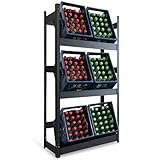 Floordirekt Getränkekistenregal für 6 Kisten - 160 x 80 x 30 cm - Getränkeregal, Kastenregal für Getränkekisten, Flaschenregal, Kastenständer - Regal für Getränkekästen (Osaka)