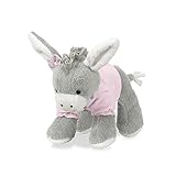 Sterntaler 3001838 Spieltier Emmi Girl, Integrierte Rassel, Alter: Für Babys ab der Geburt, 20 cm, Pink/Grau