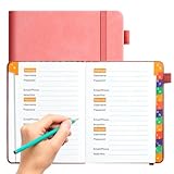 Whnbuij Passwort-Adressbuch, Computer-Passwort-Organizer-Buch mit alphabetischen Registerkarten – Adresslog, Passwort-Notizbuch für sensible Daten, Website-Anmeldungen, wichtige Kontakte