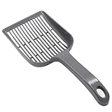 Mesh Waste Scoop, Outdoor Cleaning Shovel, Ergonomic Cat Litter Tool for Yard Travel RV Balcony Coop with Sifting Grid for Quick Clump Removal and Pet Hygiene in Home or Mobile Environments