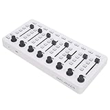 MIDI-Controller-Mixer, Tragbar, Einfache Steuerung mit 8 Drucktasten, 43 Steuertasten und 8 Knöpfen für Digitale Sound-Workstations