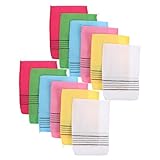 Abaodam 12 Stück Sauna Peeling Badetuch Grobstrukturierte Saunatücher aus Robustem Material Farbige Körperpeeling Waschlappen für Spa Fitnessstudio und Reise