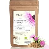 Bio Mariendistelsamen 1kg - Reine Silymarin-Quelle in Premium Rohkost-Qualität, Lebergesundheit, bio Silybum marianum, BotaniKils