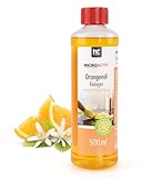 MICROACTIV Orangenöl Reiniger Konzentrat - Allzweckreiniger & Fettlöser mit frischem Orangenduft - Universalreiniger Made in Germany (1 x 500ml)