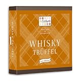 Esther Whisky Trüffel 9er Präsentpackung mit Alkohol 100g | Pralinen und Trüffel mit Whisky Geschmack | Geschenkidee für Geburtstag, Vatertag, Muttertag | passendes Präsent für Opa, Papa, Freunde