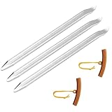 3 Stück Montierhebel Reifen, 30 cm Reifenmontierhebel, Montiereisen Reifen Wechseln Werkzeug, Fahrrad Reifenheber Auto Motorrad Scooter, mit 2 STK Felgenschutz Felgenschoner Reifenmontage Werkzeug