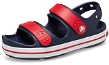 Crocs Unisex Kinder Crocband Cruiser Sandal K Sandale, Navy Varsity Red, 32/33 EU