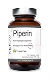 Piperin BIOPERINE - 10mg pro Tagesdosis - Vegan - Ohne Magnesiumstearat - 60 Kapseln vege KENAY EUROPE