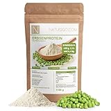 Natur2go 1,1kg Hochwertiges Vegan Erbsenprotein Pulver 85% Protein - Veganes Proteinpulver, Geschmacksneutral, Ohne Zucker, Ideal für Muskelaufbau & Diät, Hoch löslich 100% GVO-frei (1,1Kg)