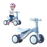 Zontue Laufradspielzeug, Weiches Kleinkinderfahrrad 4 Räder rund, Lauflern- und Fahrspielzeug für Kleinkinder, Kletterspielzeug für Kleinkinder im Innenbereich für Jungen und Mädchen im Alter von 1