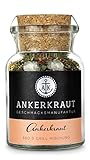 Ankerkraut BBQ und Grill Gewürzmischung, das Original Gewürz, mit Knoblauch und Oregano, Allrounder mit leicht scharfer Note, 70 g im Korkenglas