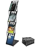 QWORK® A4 prospektständer, flyer aufsteller, faltbar,...