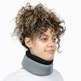 BraceUP Halskrause, Cervicalstütze - Halskrause Mensch Frauen Neck Support, Nackenstütze, Weiches Halsband für Schmerzlinderung, Schlafen, Haltung und Begradigung