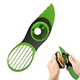 LATRAT Avocadoschneider,Avocado Schneider 3 in 1,Shea Corer Butter Obst Schäler Cutter Zellstoff Separator Kunststoff Messer Küche Gemüse Werkzeuge Küche Gadgets