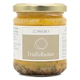 Lussiero Trüffelbutter mit echtem Weissem Bianchetto Trüffel Tuber Borchii 160g