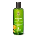 PRIMAVERA Pflegeöl Calendulaöl bio 100 ml – naturreine Pflanzenkraft - Glasflasche – Aromaöl, Körperöl, Naturkosmetik, Babypflege - beruhigend, lindernd, umhüllend, stärkend - vegan
