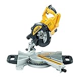 DEWALT 1.400 Watt Paneelsäge (216mm mit XPS-Schnittlinienanzeige, mit Fixrasten für Gehrungs- & Neigungsschnitte, inkl. 24 Zahn HM-Sägeblatt) DWS774-QS